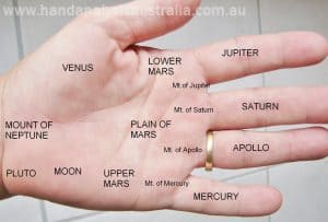 learn palmistry, sari puhakka, destiny palmistry, hand analysis australia, venus mount, jupiter mount, mount of moon,