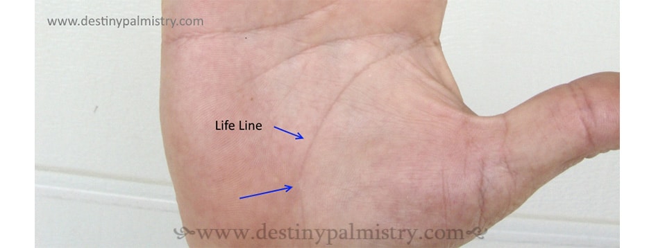 life line types, weird life line palms, strange life line on palm, meaning of life line