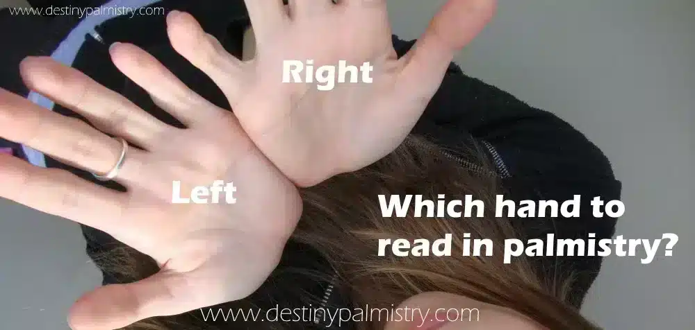 which hand to read for female in palmistry for marriage