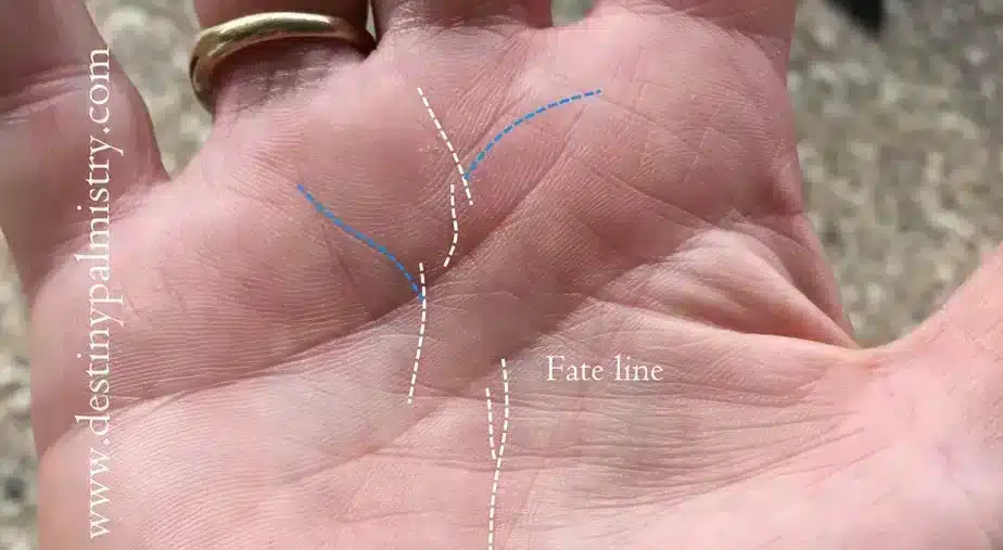 Broken Fate Line Meaning in Palmistry