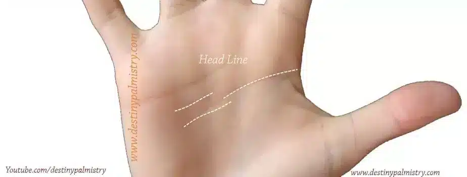 Broken Head Line Meaning in Palmistry