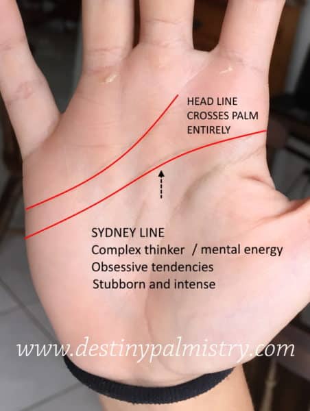 sydney line meaning on the palm