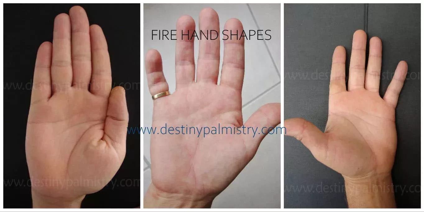 true detective, fire hand shape palmistry