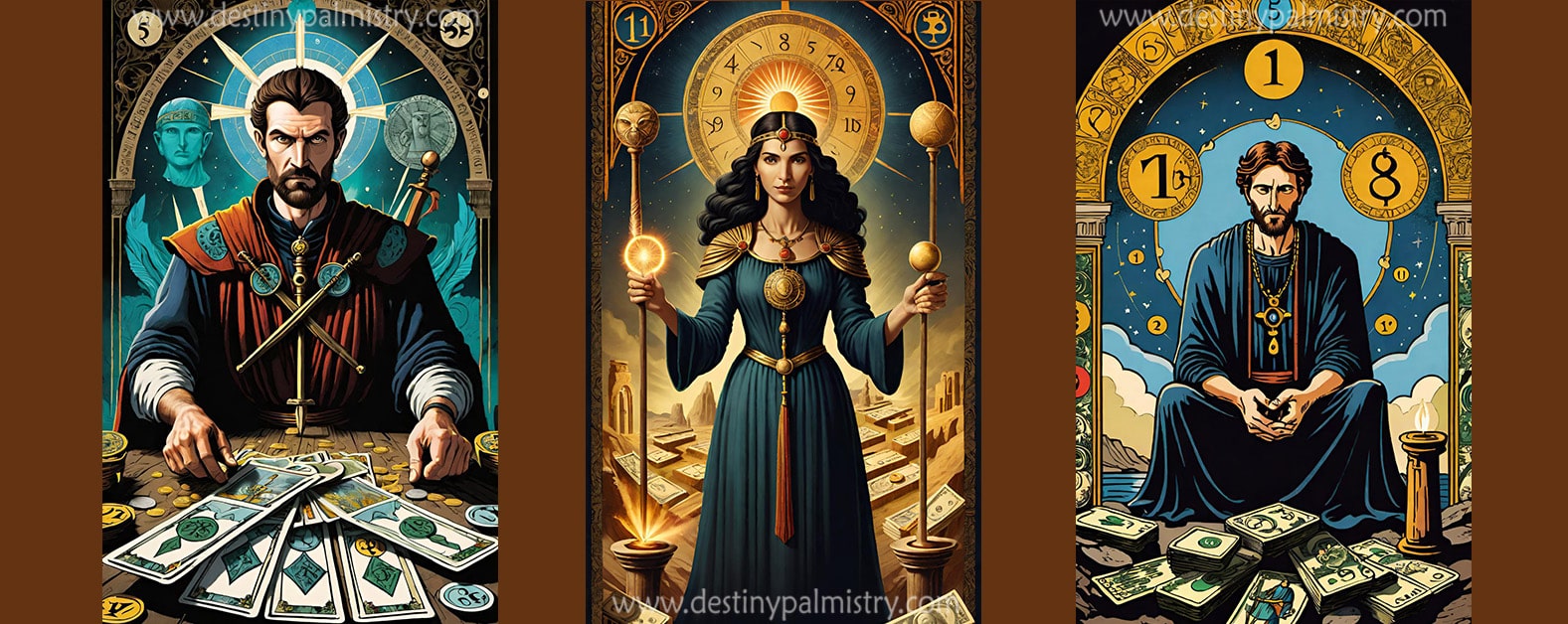 two of swords upright, tarot cards by sari