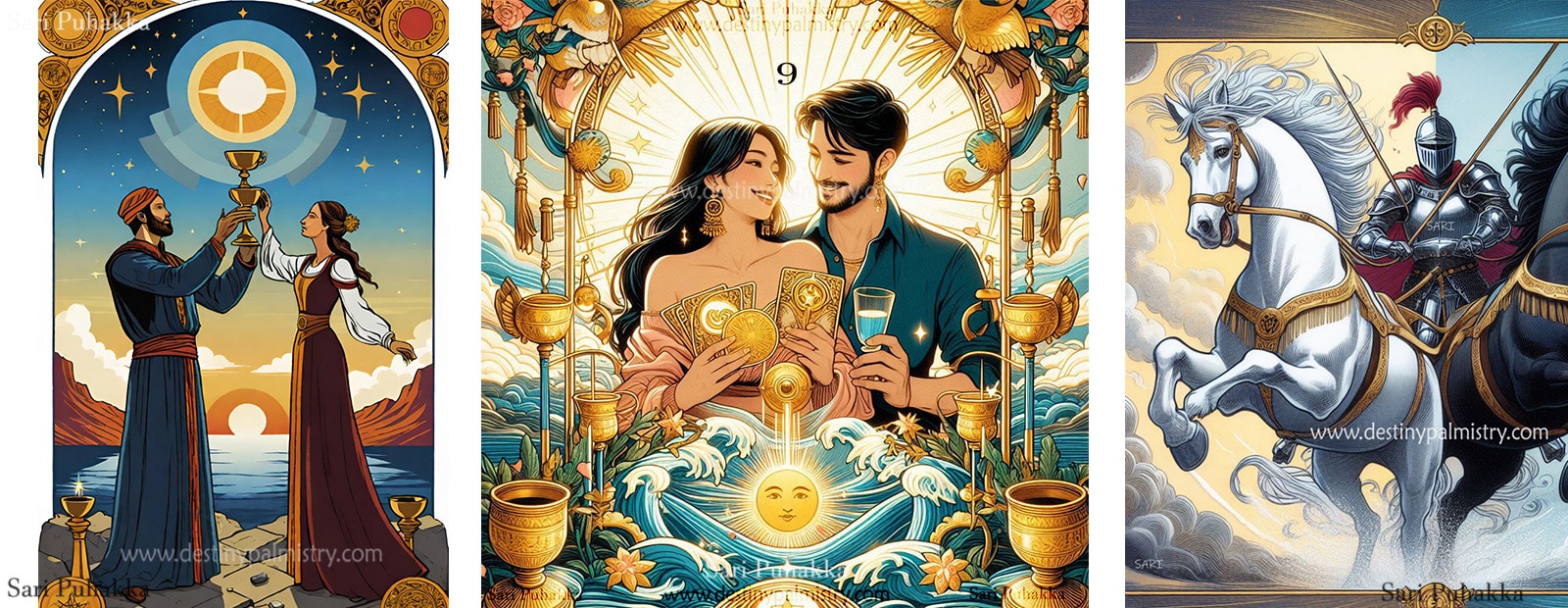 nine of pentacles upright and reversed