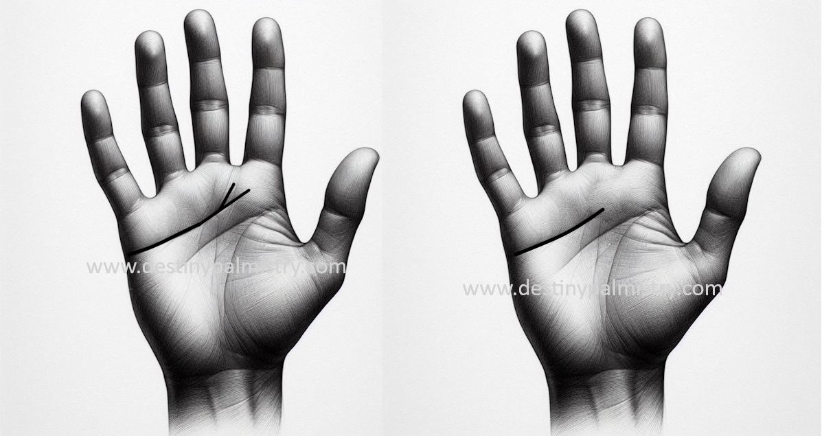 Comparing Palm Lines in Love and Emotions Destiny Palmistry Home