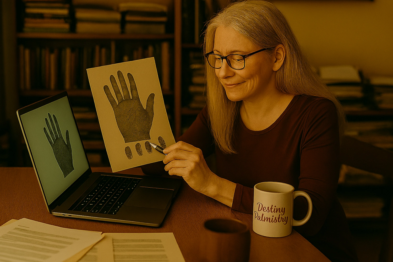 full palm reading, spiritual palm reading